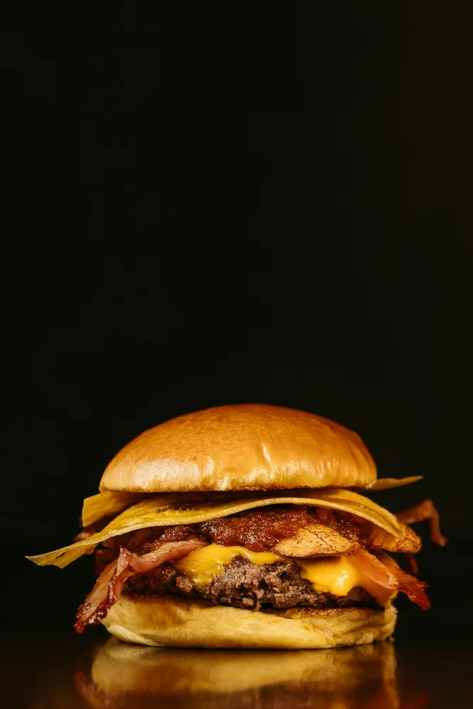 Ausgangsfoto eines Burgers